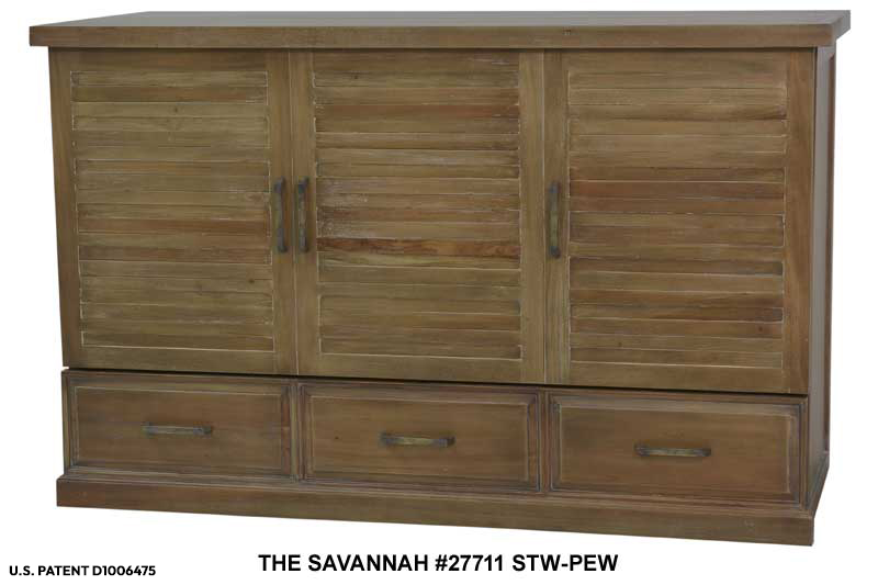The Savannah Bed in a Box Sleep Chest Guest Chest Murphy Beds